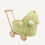 Wicker Wooden Dolls Toy