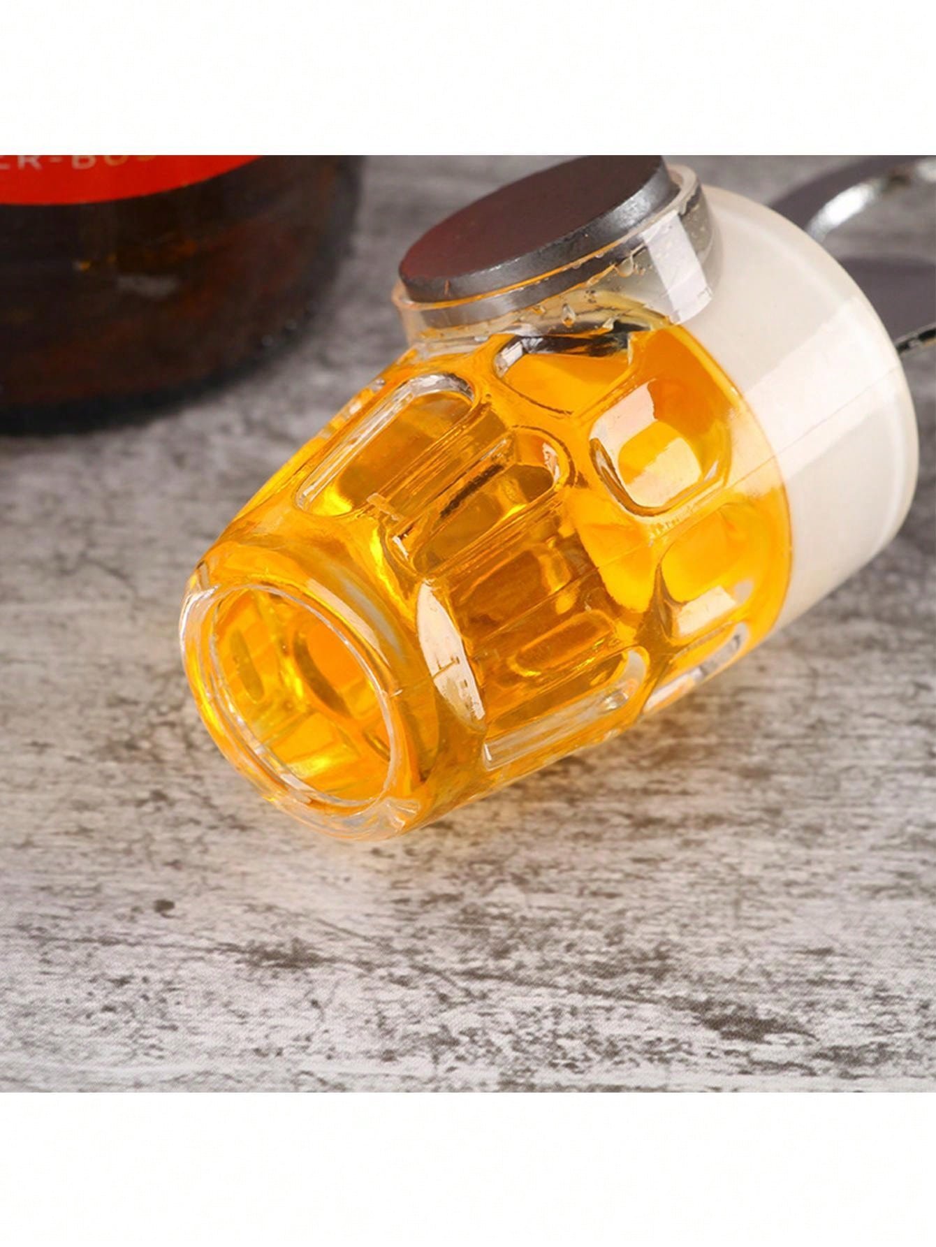 17242105680c0ab67e6906e70fa8f35848c613b01e.jpg - Bling On Decor® | Luxury Handmade Home Decor Close-up of a clear glass bottle with orange liquid and a black cap on a textured wooden surface. - Bling On Decor® | Luxury Handmade Home Decor ANJU BALA